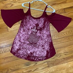 Disney Boutique Minnie Mouse red shirt size small